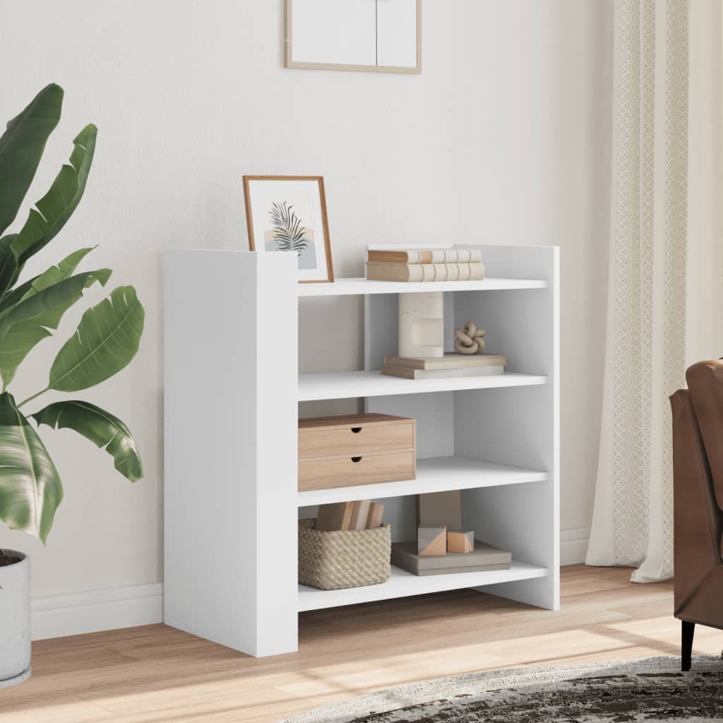 Skænk Hvid 73,5x35x75 cm Træ Materiale