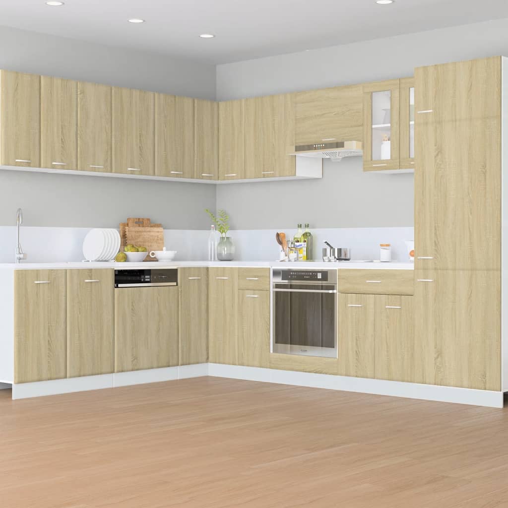 Schubunterschrank Lyon Sonoma-Eiche 60x46x81,5 cm Holzwerkstoff