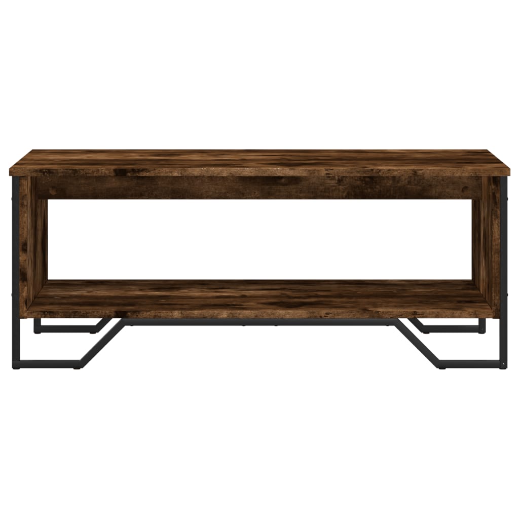 Sofabord røget eg 100x51x40 cm træmateriale