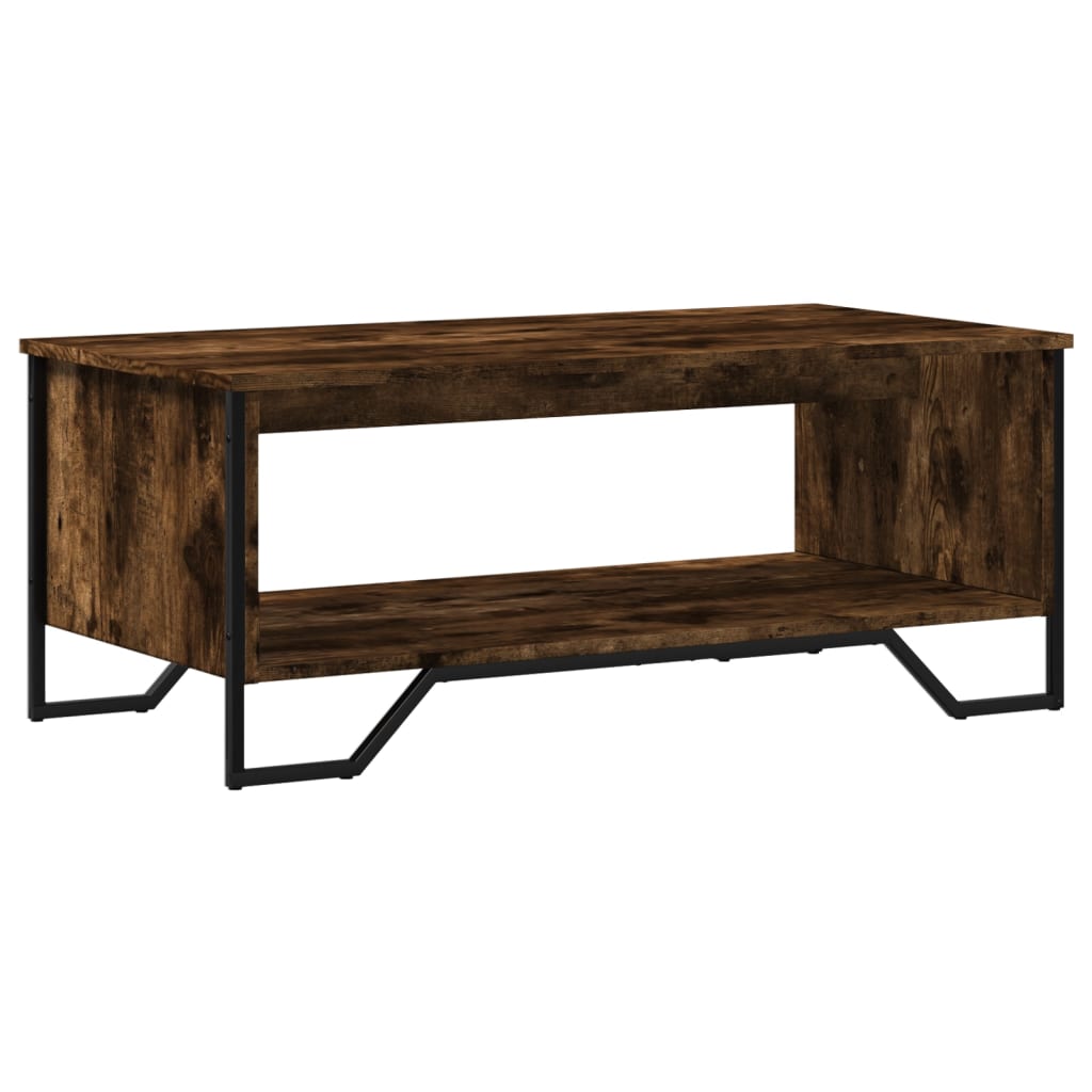 Sofabord røget eg 100x51x40 cm træmateriale