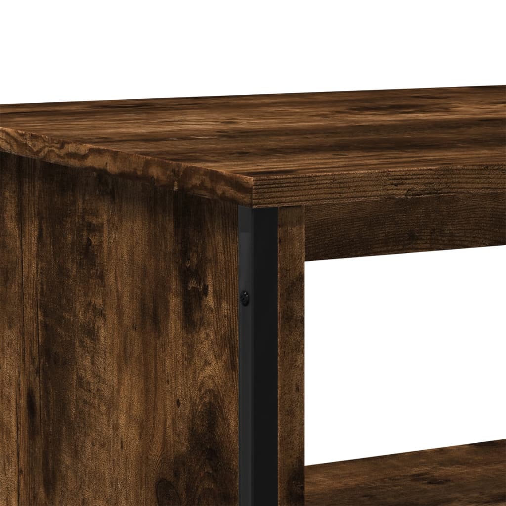 Sofabord røget eg 100x51x40 cm træmateriale