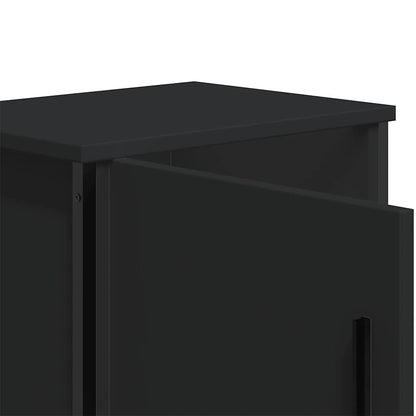 Nachttische 2 Stk. Schwarz 40x30x40 cm Holzwerkstoff
