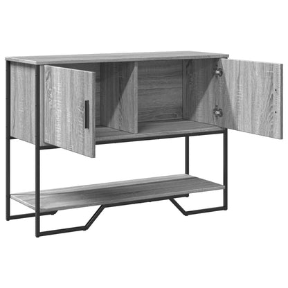 Konsolbord Grå Sonoma 100x35x74,5 cm Træmateriale