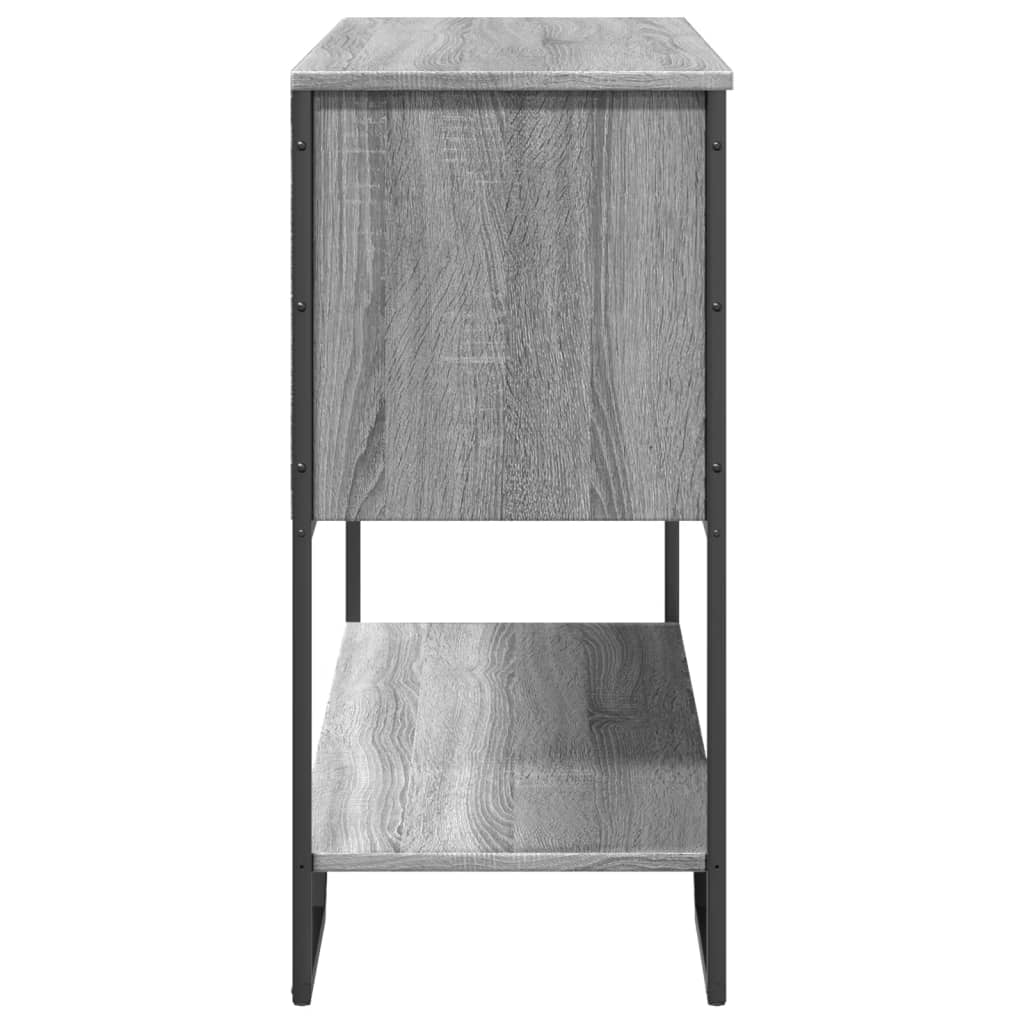 Konsolbord Grå Sonoma 100x35x74,5 cm Træmateriale