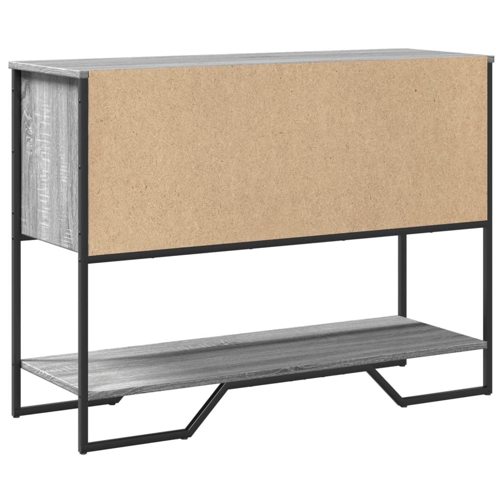 Konsolbord Grå Sonoma 100x35x74,5 cm Træmateriale