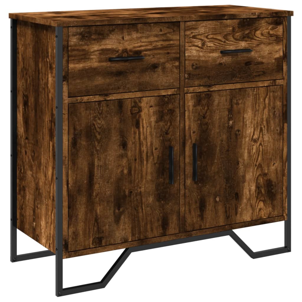Skænk røget eg 79,5x35,5x74,5 cm træmateriale