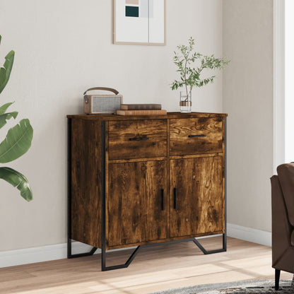 Skænk røget eg 79,5x35,5x74,5 cm træmateriale