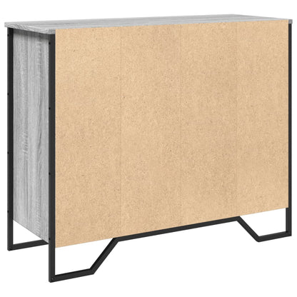Skænk Grå Sonoma 91x35,5x74,5 cm Træmateriale