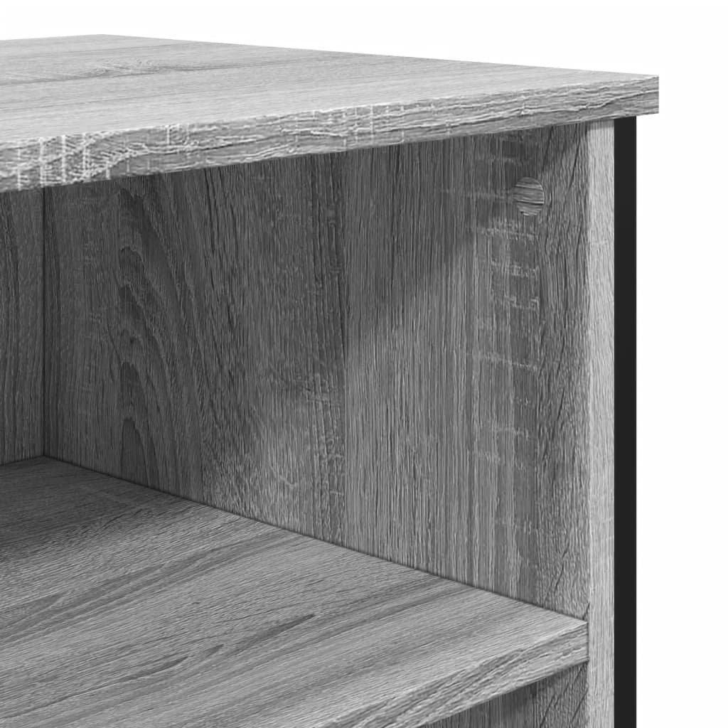 Skænk Grå Sonoma 91x35,5x74,5 cm Træmateriale