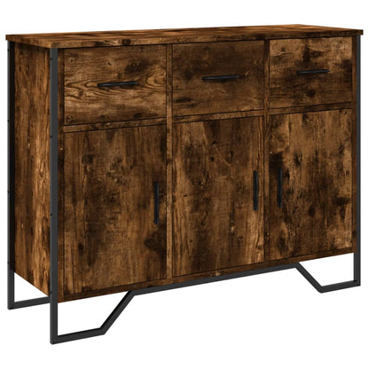 Skænk røget eg 97x32,5x74,5 cm træmateriale