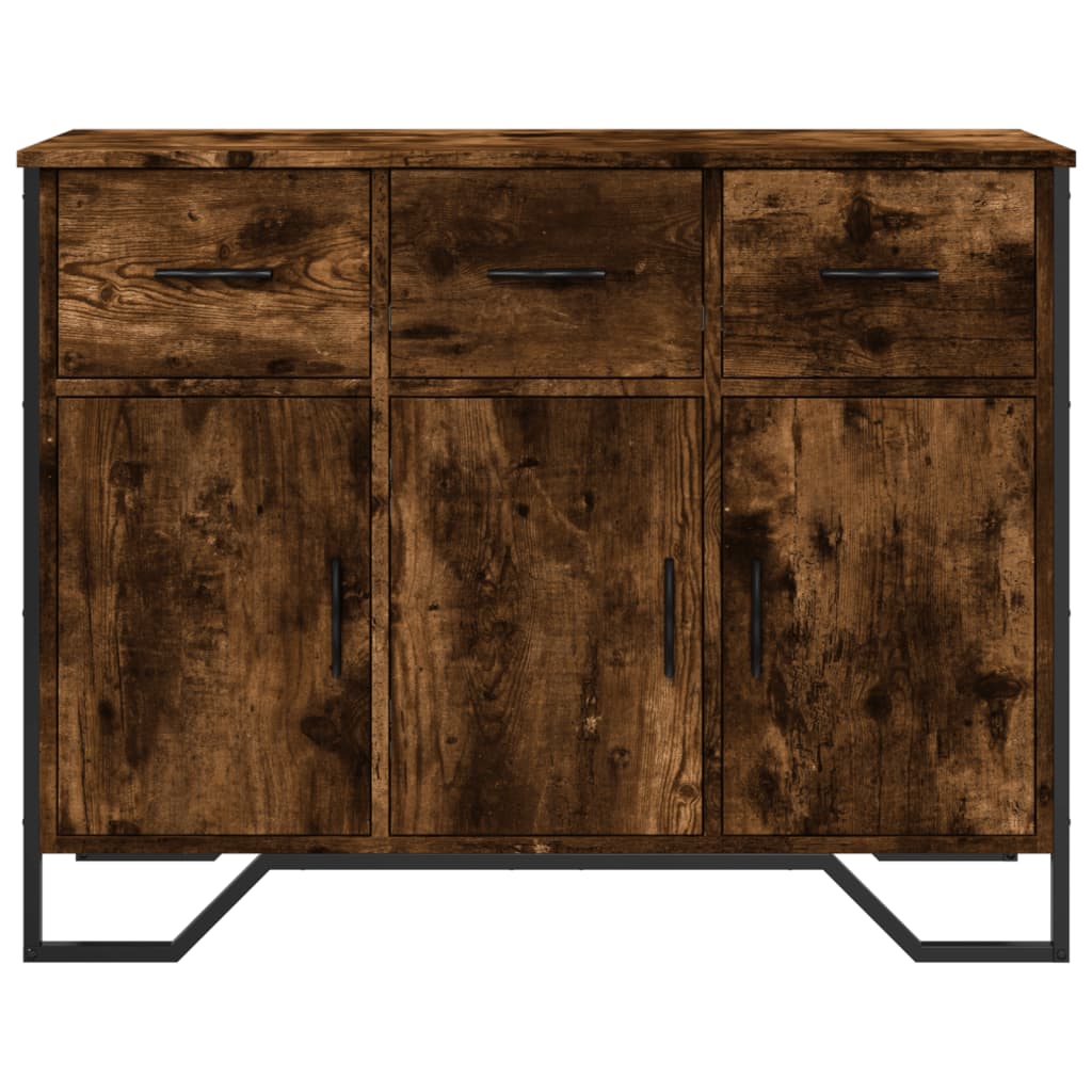 Skænk røget eg 97x32,5x74,5 cm træmateriale