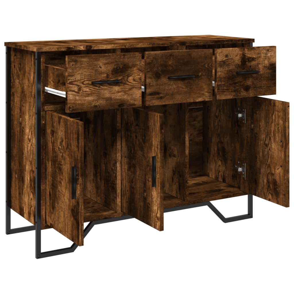 Skænk røget eg 97x32,5x74,5 cm træmateriale