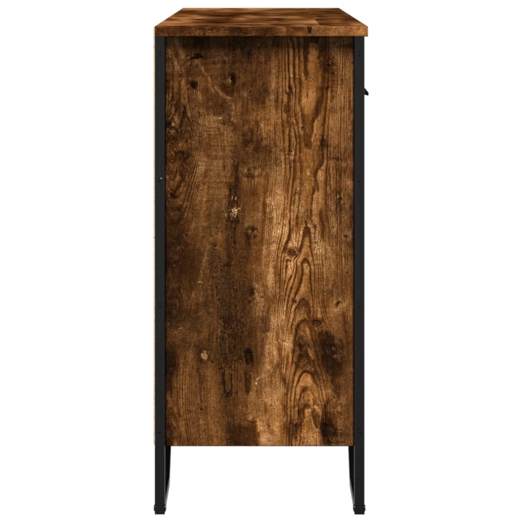 Skænk røget eg 97x32,5x74,5 cm træmateriale