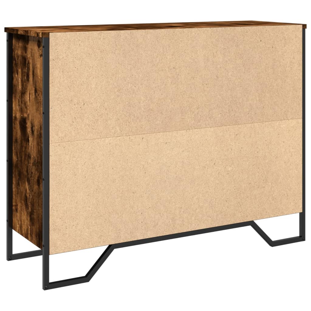 Skænk røget eg 97x32,5x74,5 cm træmateriale