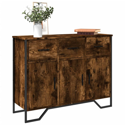 Skænk røget eg 97x32,5x74,5 cm træmateriale