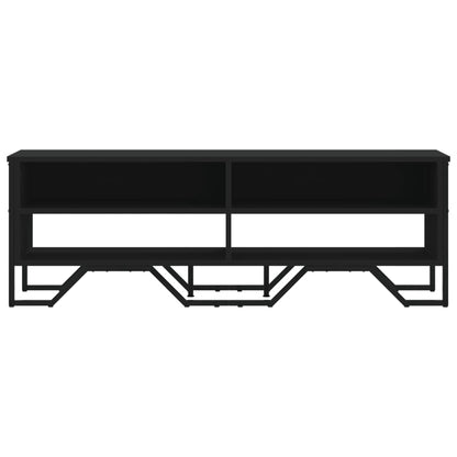 TV-skab Sort 122x34x41 cm Træ Materiale