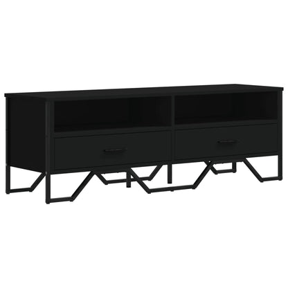 TV-skab Sort 122x34x41 cm Træ Materiale