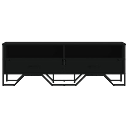 TV-skab Sort 122x34x41 cm Træ Materiale