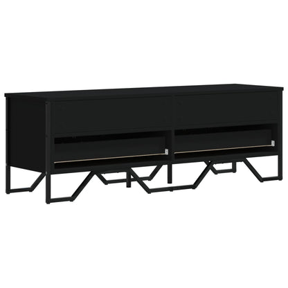 TV-skab Sort 122x34x41 cm Træ Materiale