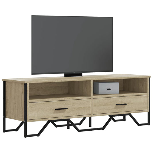 Tv-møbel Sonoma eg 122x34x41 cm træmateriale