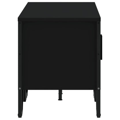 TV-skab Sort 122x34x41 cm Træ Materiale
