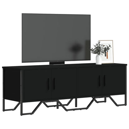 TV-skab Sort 122x34x41 cm Træ Materiale