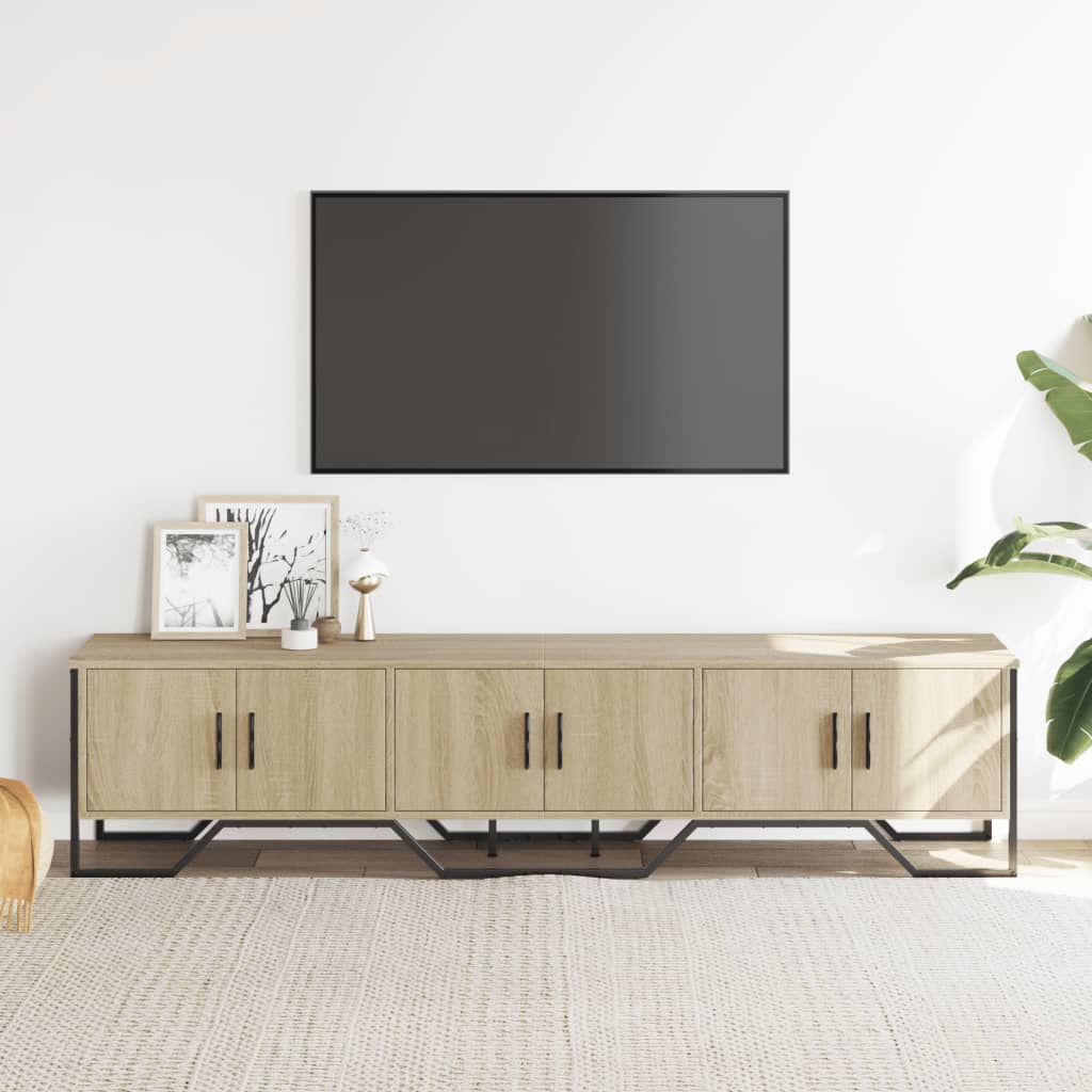 Tv-møbel Sonoma eg 180x34x41 cm træmateriale