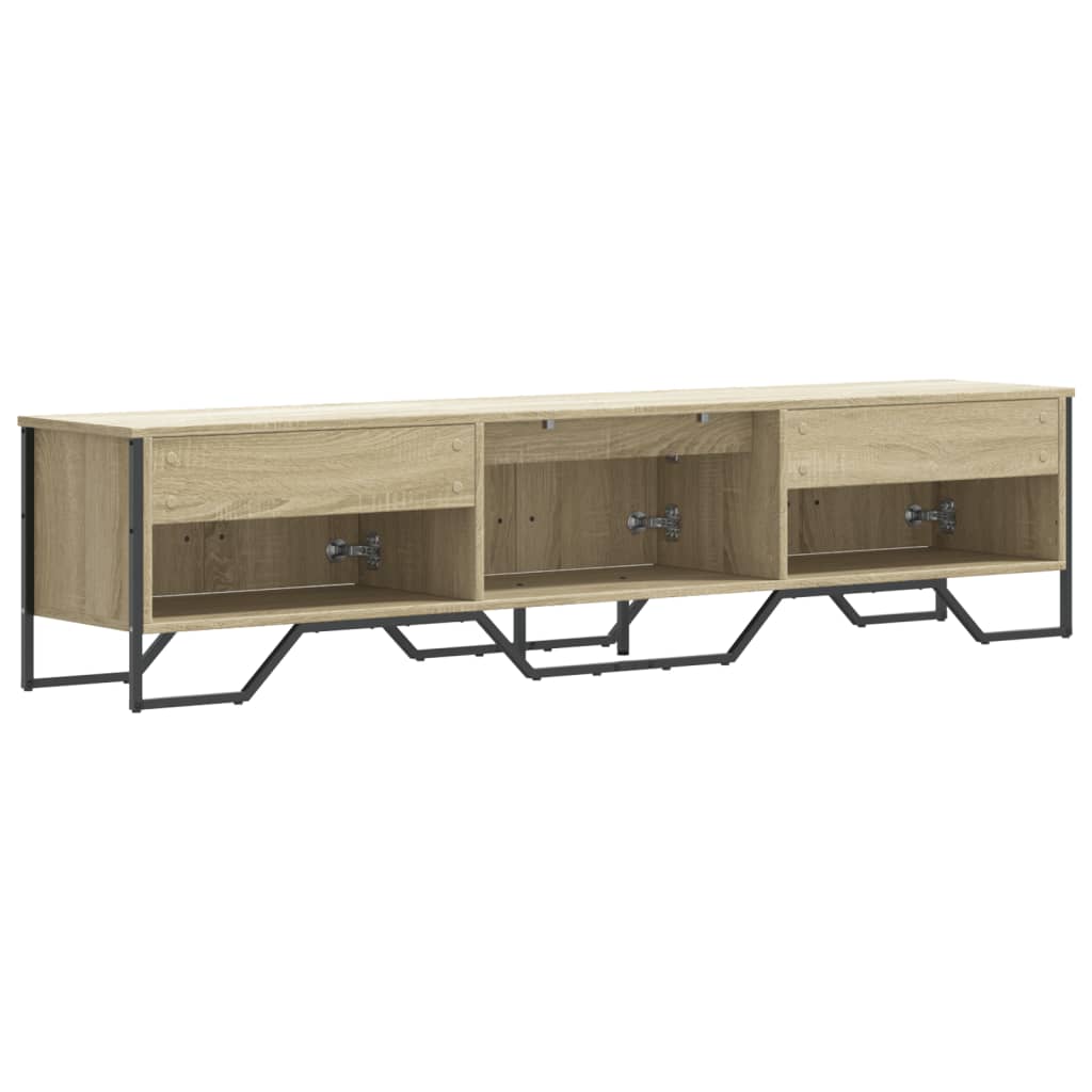 Tv-møbel Sonoma eg 180x34x41 cm træmateriale