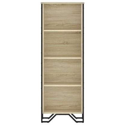 Bücherregal Sonoma-Eiche 50x31x137,5 cm Holzwerkstoff