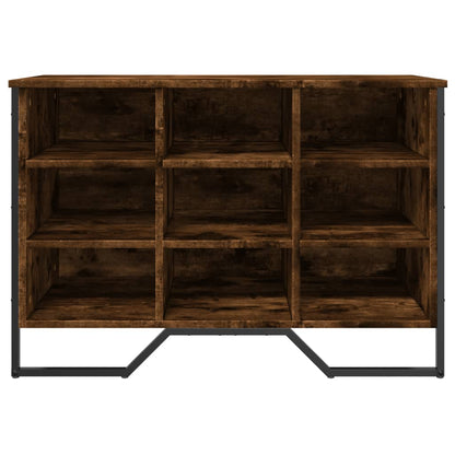Schuhregal Räuchereiche 90x38x61,5 cm Holzwerkstoff