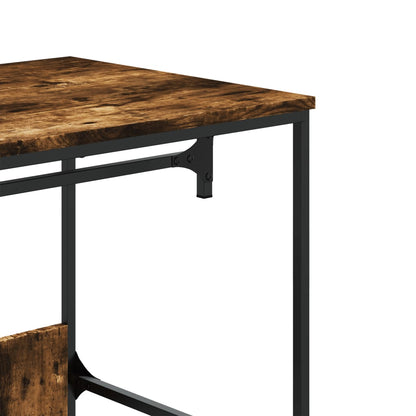 Tøjstativ røget eg 90x50x180 cm træmateriale