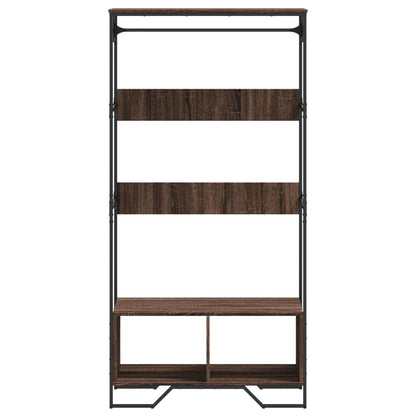 Tøjstativ Brun Eg Look 90x50x180 cm Træmateriale