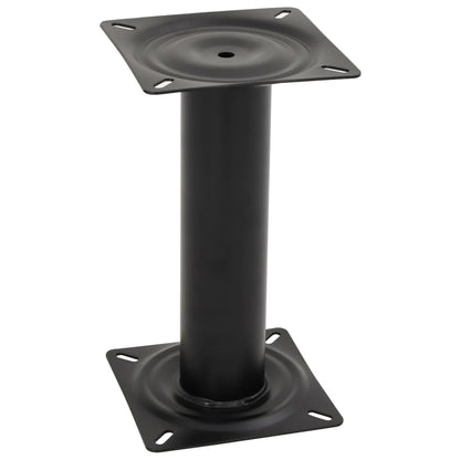 Stuhlfuß für Bootssitz Schwarz 33 cm Stahl