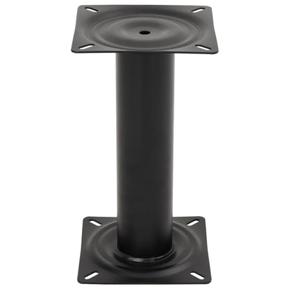 Stuhlfuß für Bootssitz Schwarz 33 cm Stahl