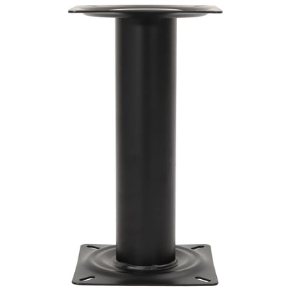 Stuhlfuß für Bootssitz Schwarz 33 cm Stahl