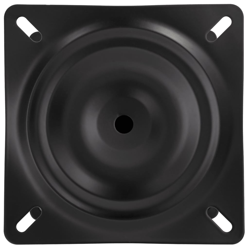 Stuhlfuß für Bootssitz Schwarz 33 cm Stahl