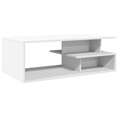Sofabord Hvid 102x55x35 cm Træ Materiale