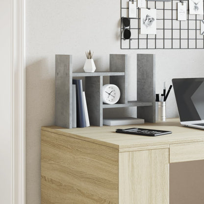 Schreibtisch-Organizer Betongrau 34,5x15,5x35,5 Holzwerkstoff