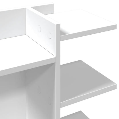 Schreibtisch-Organizer Weiß 42x21,5x42 cm Holzwerkstoff