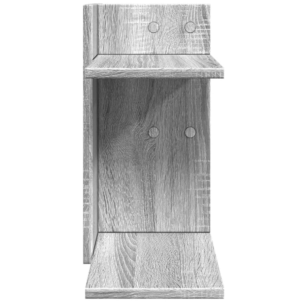 Schreibtisch-Organizer Grau Sonoma 42x21,5x42 cm Holzwerkstoff