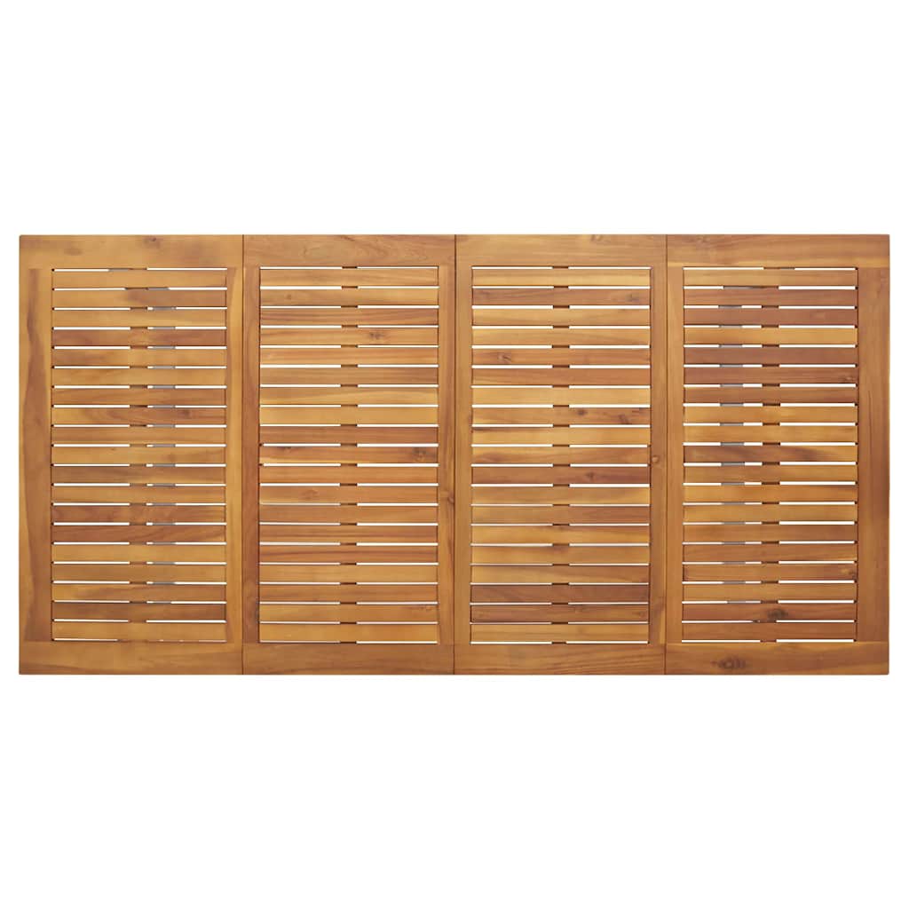 Garten Essgruppe 5 pcs Grau und Braun Akazie Massivholz