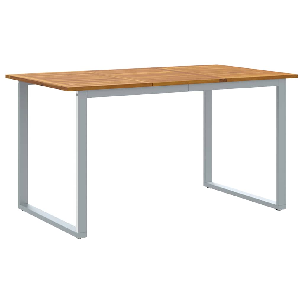Garten Essgruppe 5 pcs Grau und Braun 140 x 80 x 75 cm