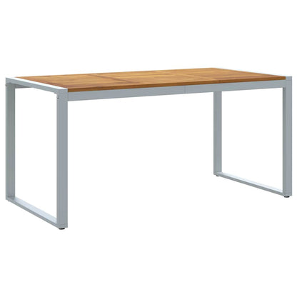 Garten Essgruppe 5 pcs Grau und Braun 160 x 80 x 75 cm