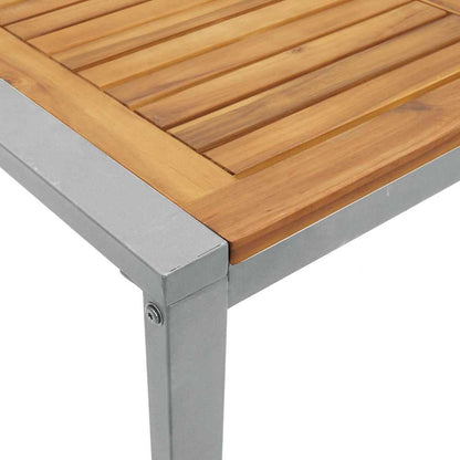 Garten Essgruppe 5 pcs Grau und Braun 180 x 90 x 75 cm