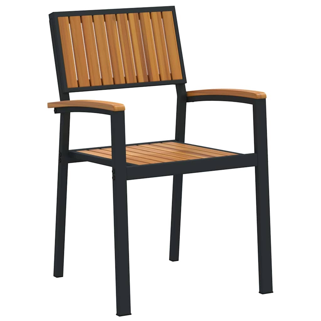 Gartenstuhl 8 pcs Braun 56 x 57 x 87cm Massivholz Akazie