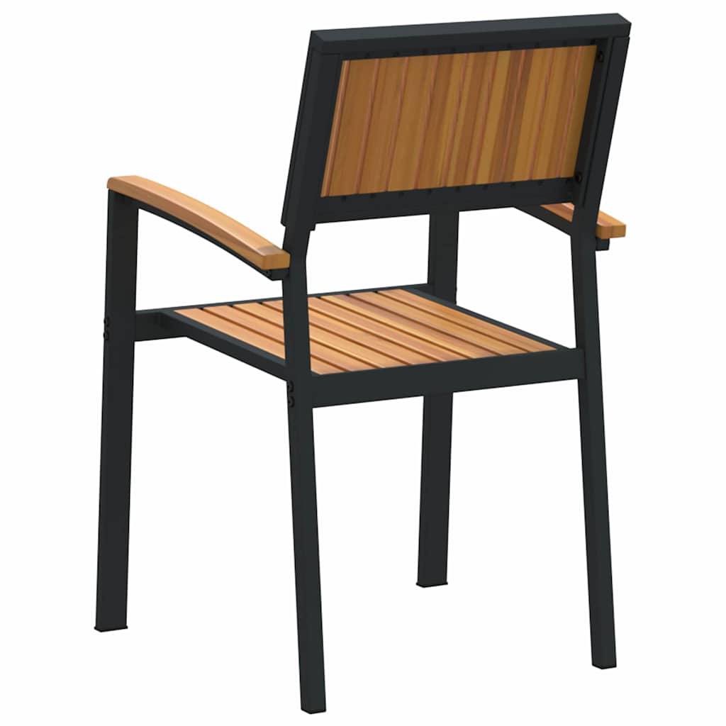 Gartenstuhl 8 pcs Braun 56 x 57 x 87cm Massivholz Akazie