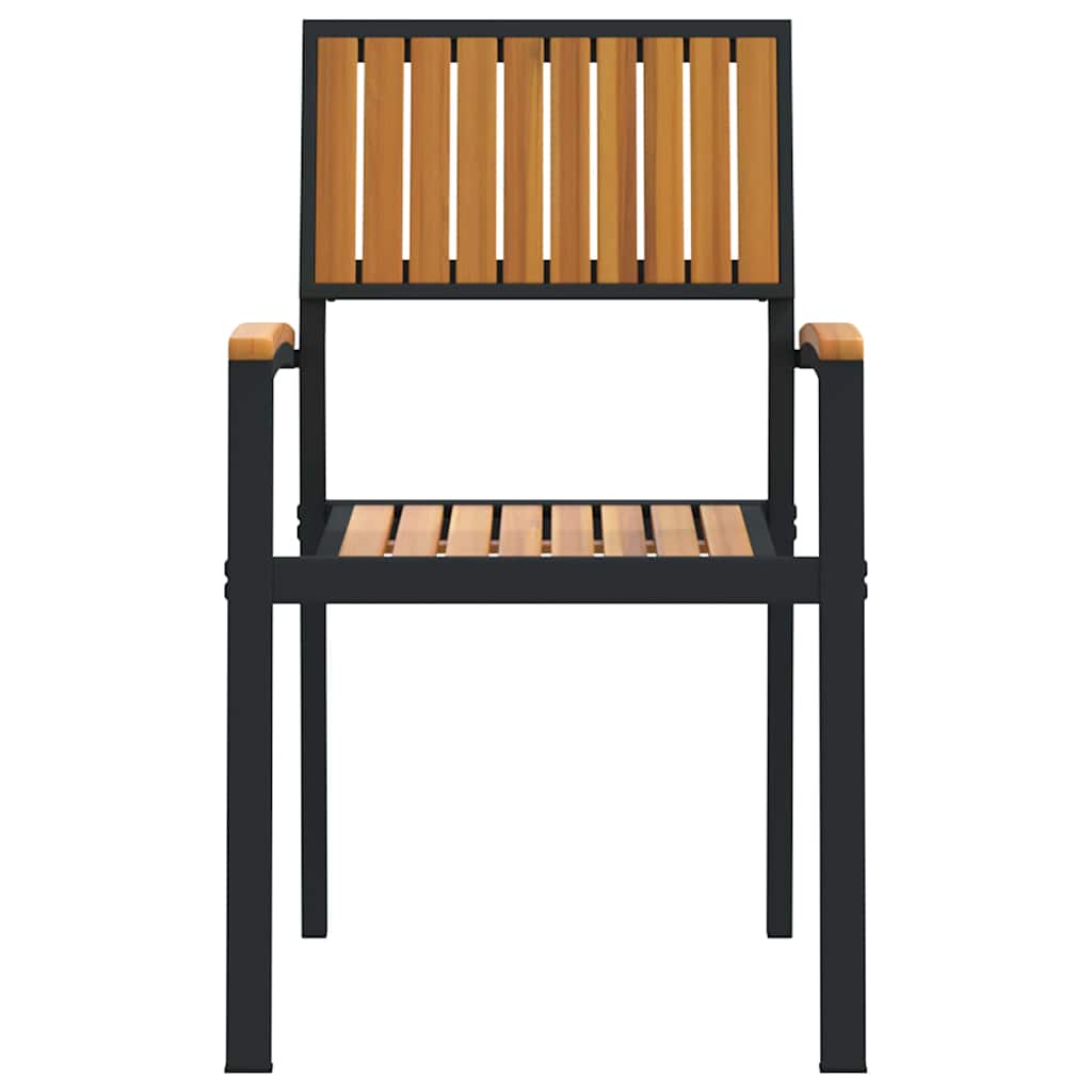 Gartenstuhl 8 pcs Braun 56 x 57 x 87cm Massivholz Akazie