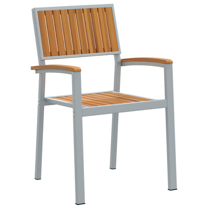 Gartenstuhl 8 pcs Braun 56 x 57 x 87cm Massivholz Akazie