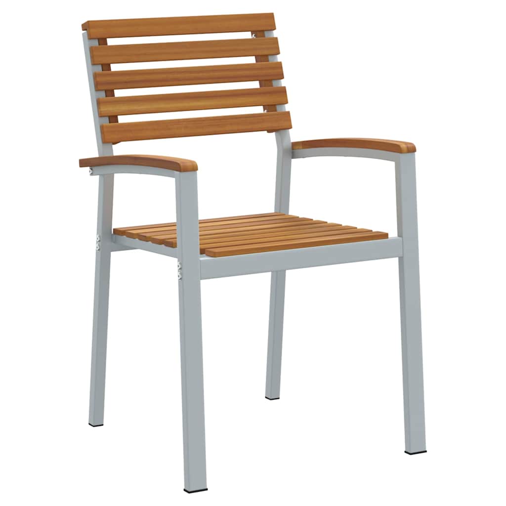 Garten Essgruppe 5 pcs Grau und Braun 150 x 90 x 75 cm