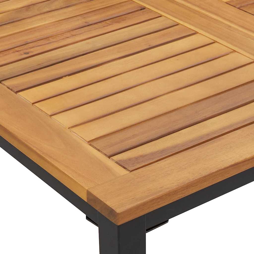 Garten Essgruppe 5 pcs Schwarz und Braun 180 x 90 x 75 cm